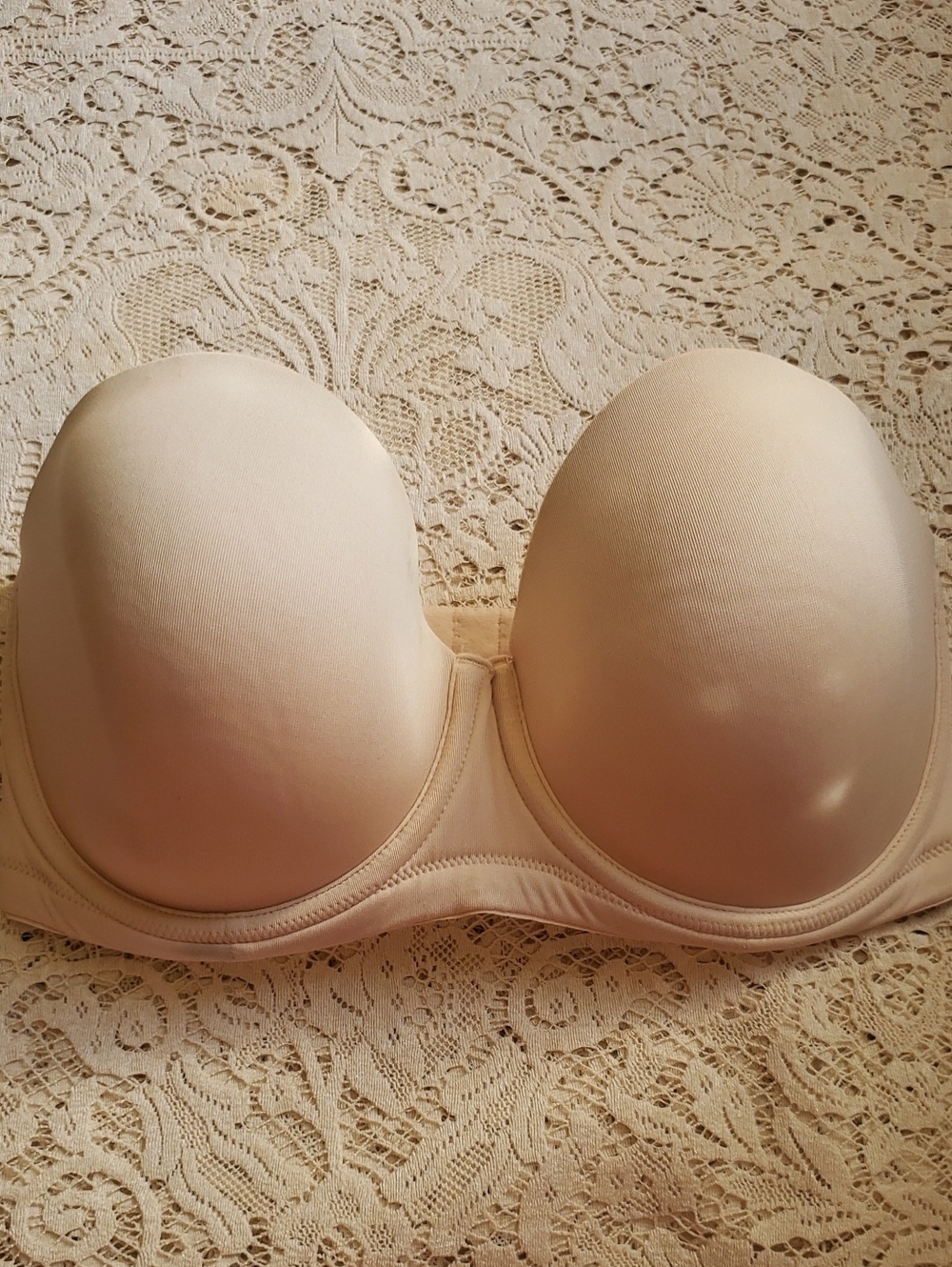 Wacoal Nude Strapless Molded Bra Size 32G